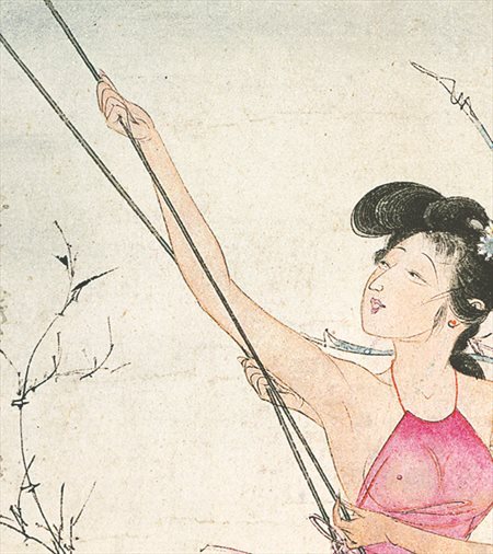 屏山县-胡也佛的仕女画和最知名的金瓶梅秘戏图
